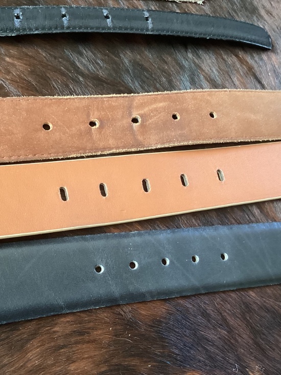 Lot of 6 Leather & Manmade Material Fashion Belts? main image 8